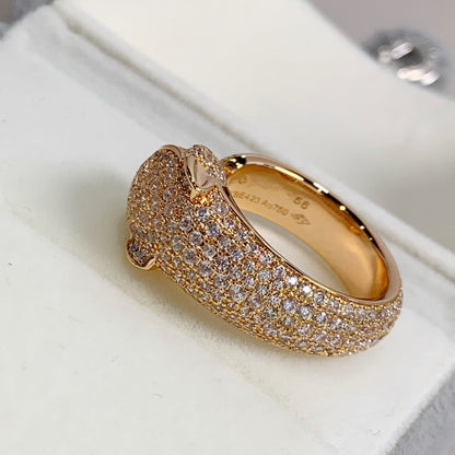 [Lumi Jewels]PANTHERE PINK GOLD DIAMOND RING