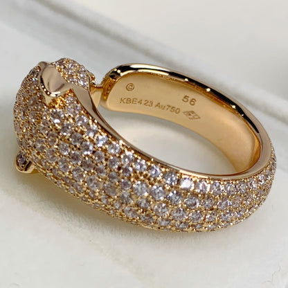 [Lumi Jewels]PANTHERE PINK GOLD DIAMOND RING