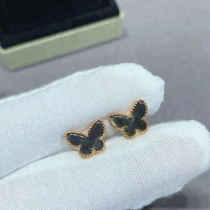 [Lumi Jewels]BUTTERFLY DARK MOP  EARRINGS