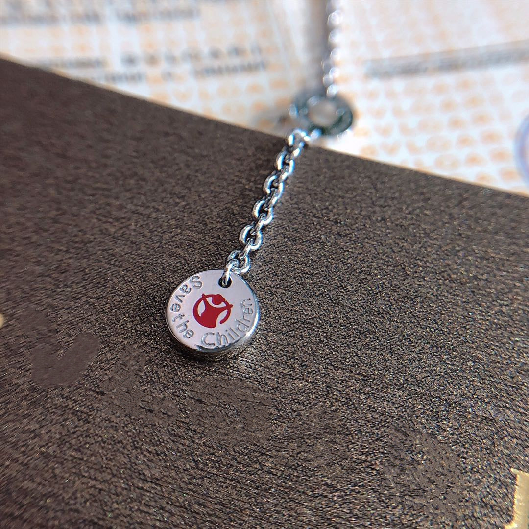 [Lumi Jewels]ZERO 1 BLACK CERAMIC SILVER NECKLACE