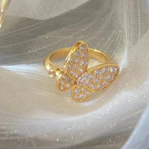 [Lumi Jewels]BUTTERFLY DIAMOND RING