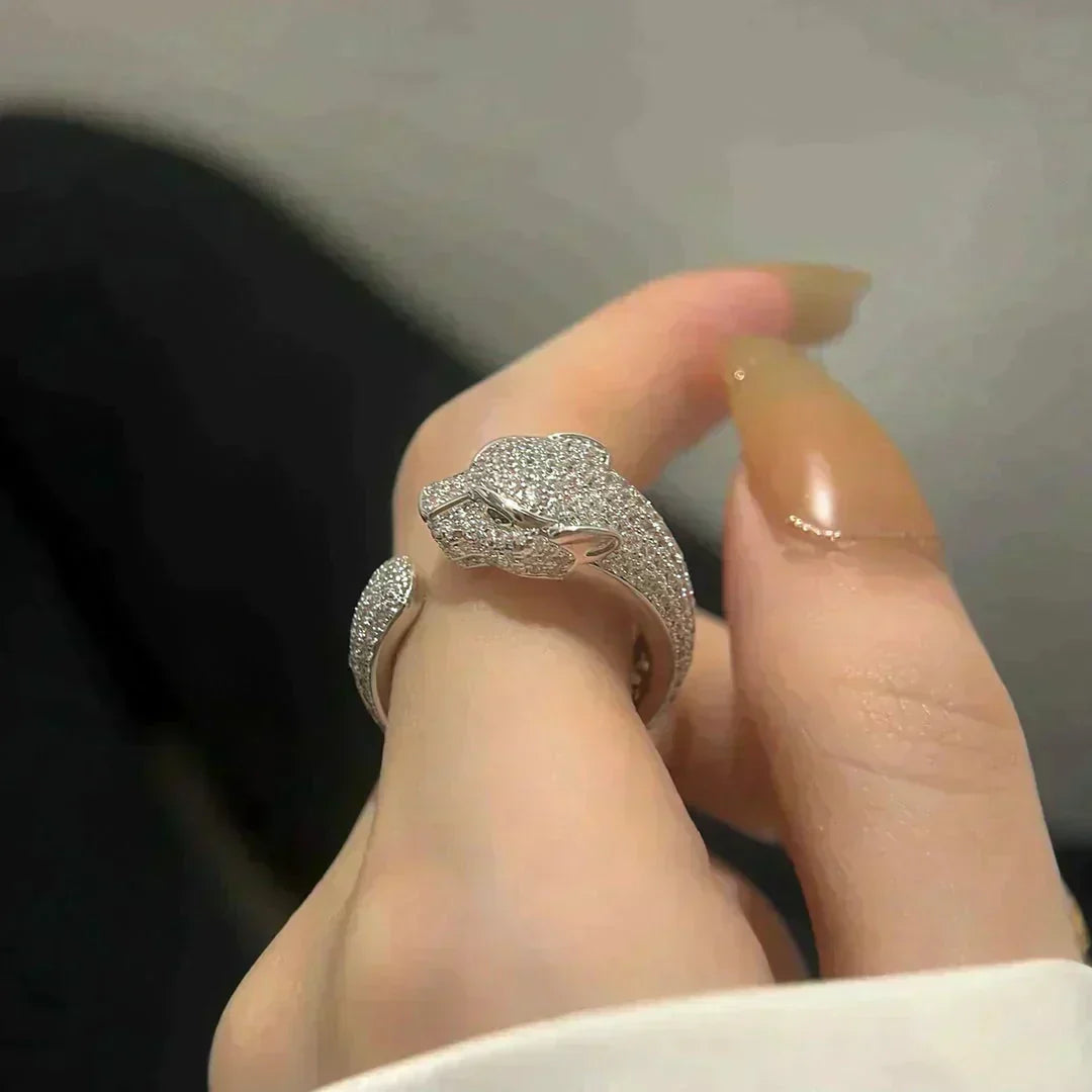[Lumi Jewels]BAGUE PANTHÈRE 5.5MM TOUT DIAMANT
