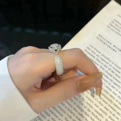 [Lumi Jewels]BAGUE PANTHÈRE 5.5MM TOUT DIAMANT