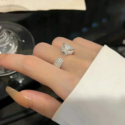 [Lumi Jewels]BAGUE PANTHÈRE 5.5MM TOUT DIAMANT