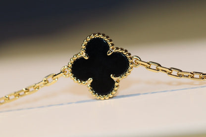 [Lumi Jewels]CLOVER 20 MOTIFS ONYX ROSE GOLD