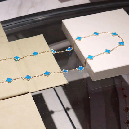 [Lumi Jewels]CLOVER 20 MOTIFS TURQUOISE GOLD