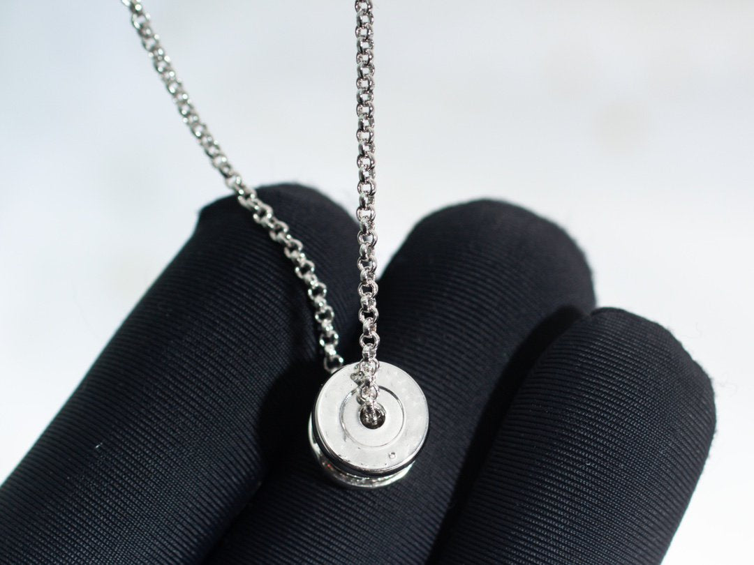 [Lumi Jewels]COLLIER DIAMANT ARGENT ZERO 1