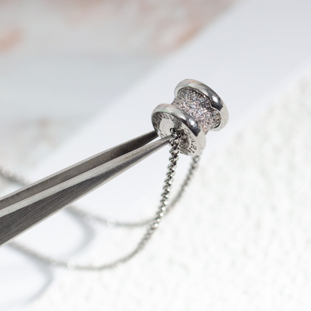 [Lumi Jewels]COLLIER DIAMANT ARGENT ZERO 1