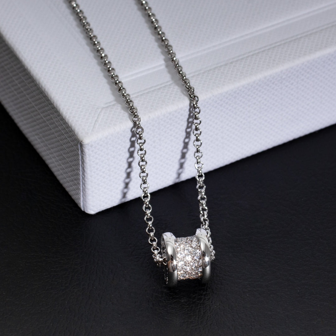 [Lumi Jewels]COLLIER DIAMANT ARGENT ZERO 1