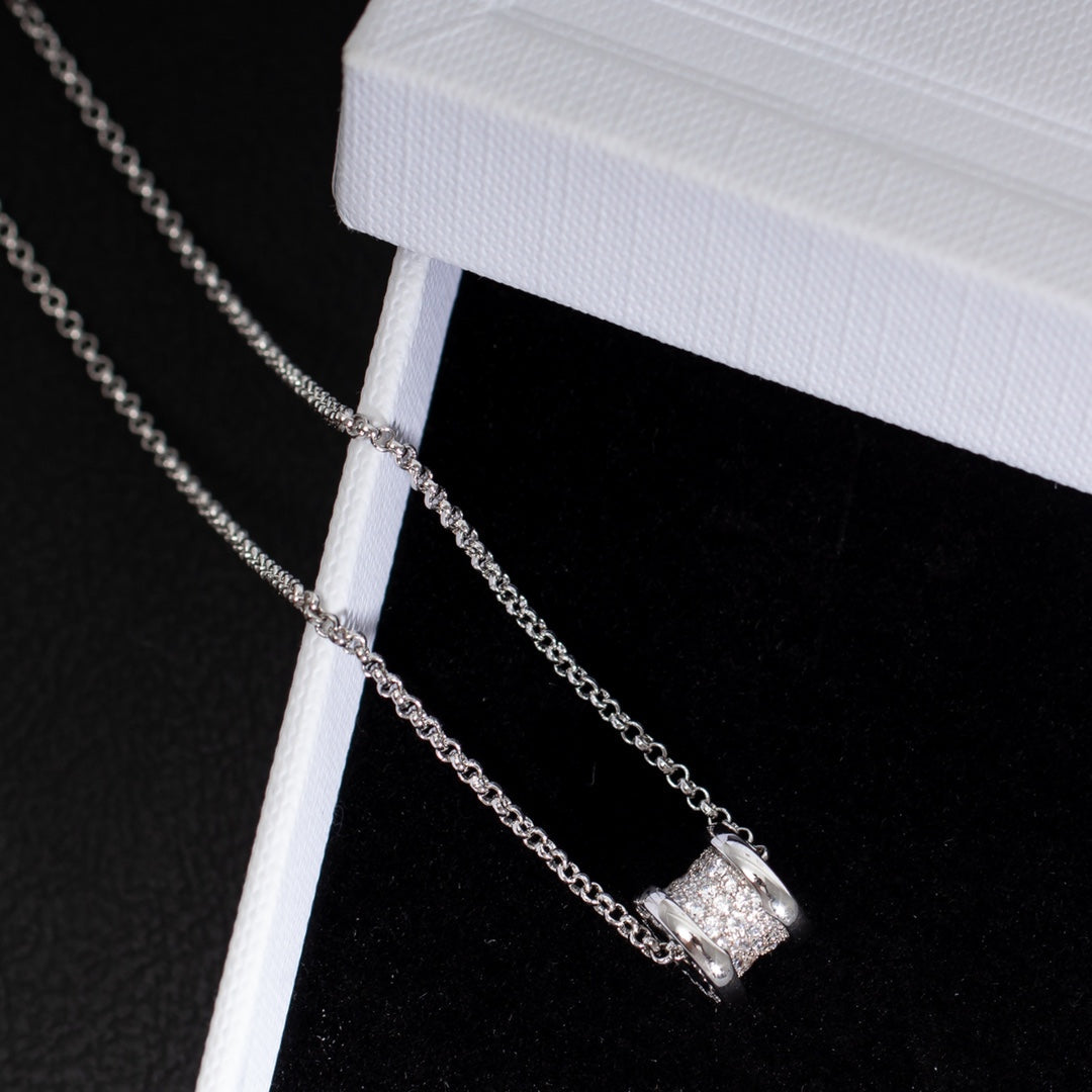 [Lumi Jewels]COLLIER DIAMANT ARGENT ZERO 1