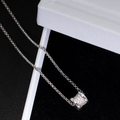 [Lumi Jewels]COLLIER DIAMANT ARGENT ZERO 1