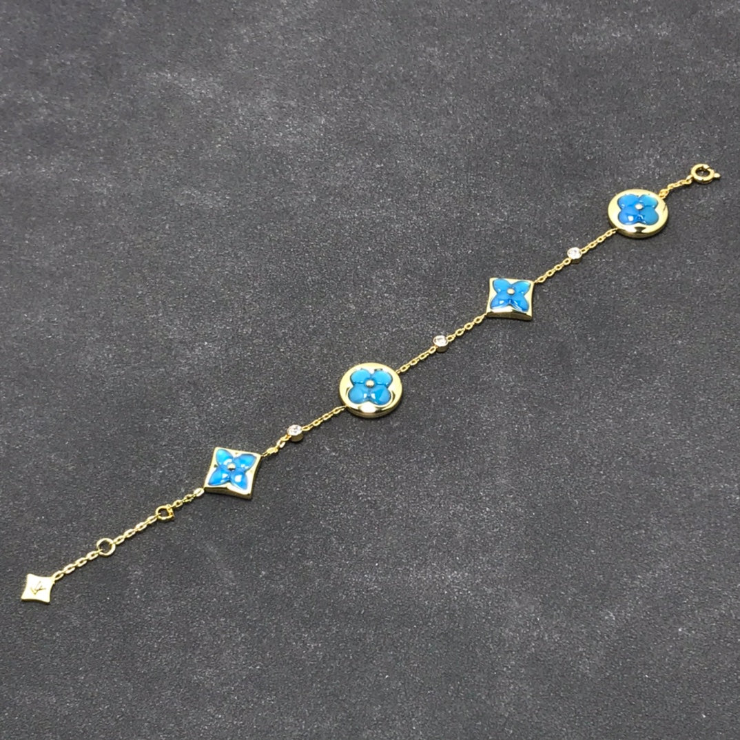 [Lumi Jewels]STAR AND SUN TURQUOISE 4 MOTIFS 3 DIAMONDS