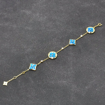 [Lumi Jewels]STAR AND SUN TURQUOISE 4 MOTIFS 3 DIAMONDS