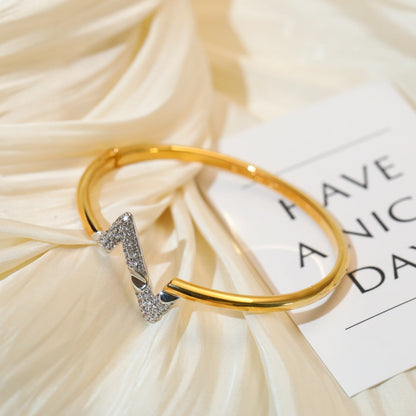 [Lumi Jewels]VOLTE UPSITE DOWN GOLD DIAMOND BRACELET