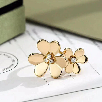 [Lumi Jewels]CLOVER COMOS GOLD DIAMOND RING