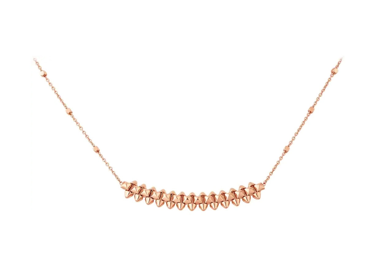 [Lumi Jewels]CLASH PINK GOLD NECKLACE