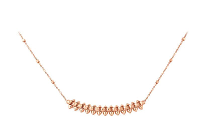 [Lumi Jewels]CLASH PINK GOLD NECKLACE