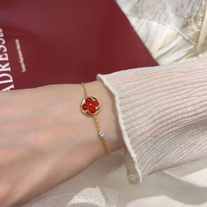 [Lumi Jewels]SUN PEDANT CARNELIAN BRACELET