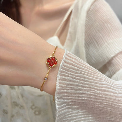 [Lumi Jewels]SUN PEDANT CARNELIAN BRACELET