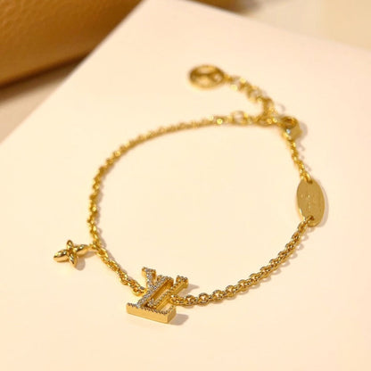 [Lumi Jewels]LOGO STAR MOTIF GOLD BRACELET