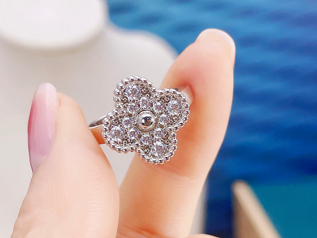 [Lumi Jewels]CLOVER DIAMOND RING