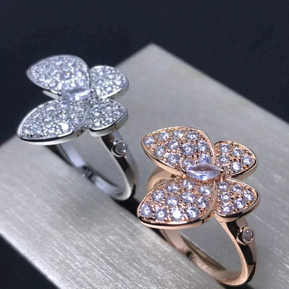 [Lumi Jewels]BUTTERFLY PINK GOLD DIAMOND RING