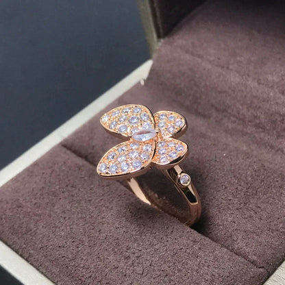 [Lumi Jewels]BUTTERFLY PINK GOLD DIAMOND RING