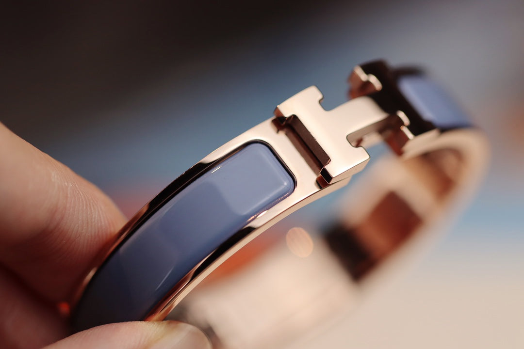 [Lumi Jewels]H BRACELET 12MM BLUE GRAY