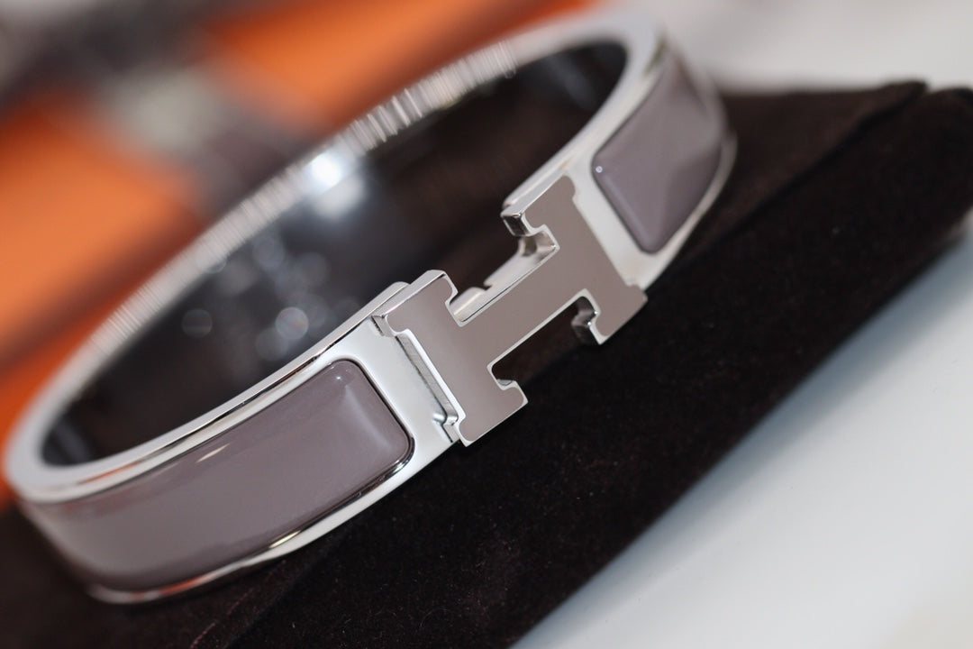 [Lumi Jewels]H BRACELET 12MM BROWN