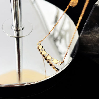 [Lumi Jewels]BEE MY LOVE DIAMOND NECKLACE