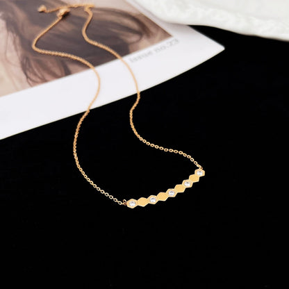 [Lumi Jewels]BEE MY LOVE DIAMOND NECKLACE