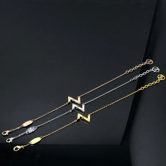 [Lumi Jewels]VOLT LV LOGO BRACELET