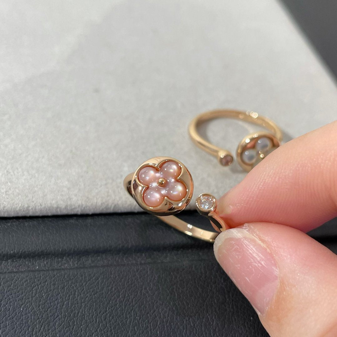 [Lumi Jewels]SUN 1 DIAMOND PINK MOP RING