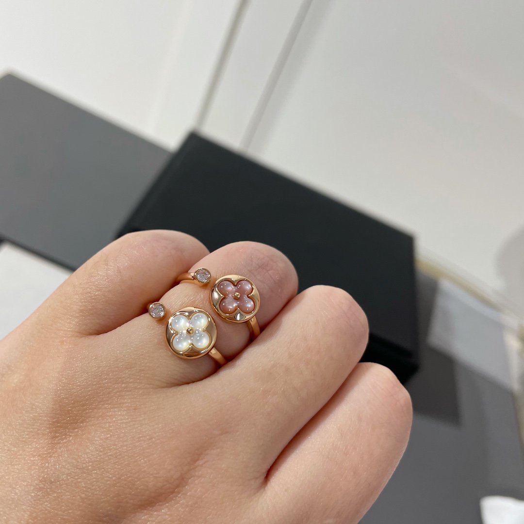 [Lumi Jewels]SUN 1 DIAMOND PINK MOP RING
