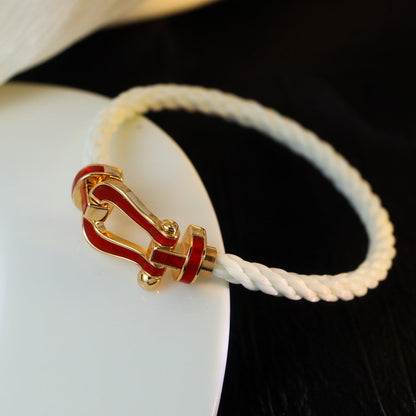 [Lumi Jewels]FORCE 10 WHITE TEXTILE DIAMOND PAVED