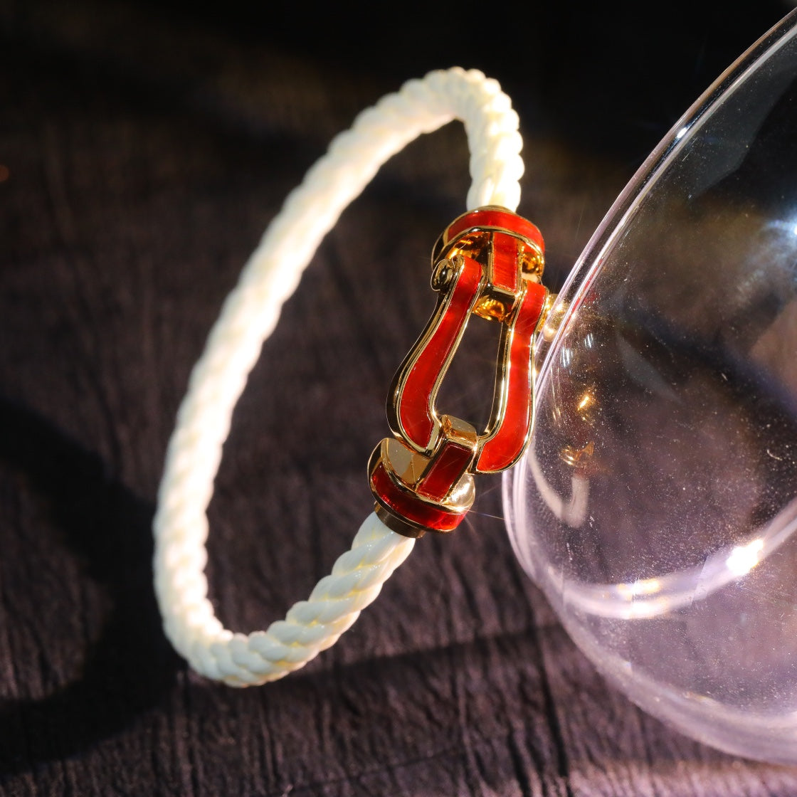 [Lumi Jewels]FORCE 10 WHITE TEXTILE DIAMOND PAVED