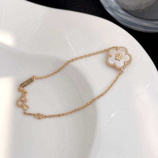 [Lumi Jewels]LUCKY SPRING ROSE GOLD MOP BRACELET
