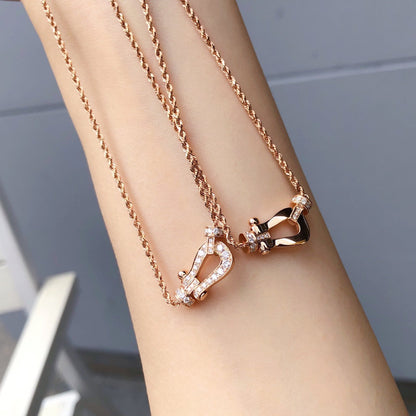 [Lumi Jewels]FORCE 10 PINK GOLD DIAMOND NECKLACE