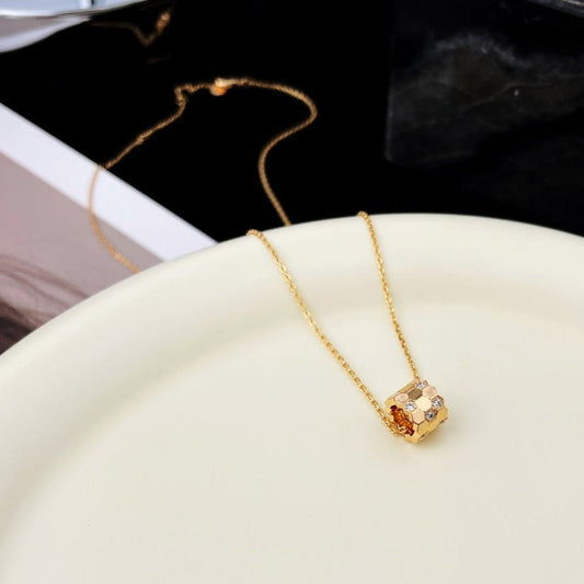 [Lumi Jewels]BEE MINI PEDANT DIAMOND NECKLACE