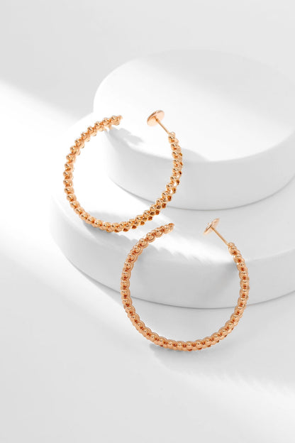 [Lumi Jewels]CLASH HOOP EARRINGS