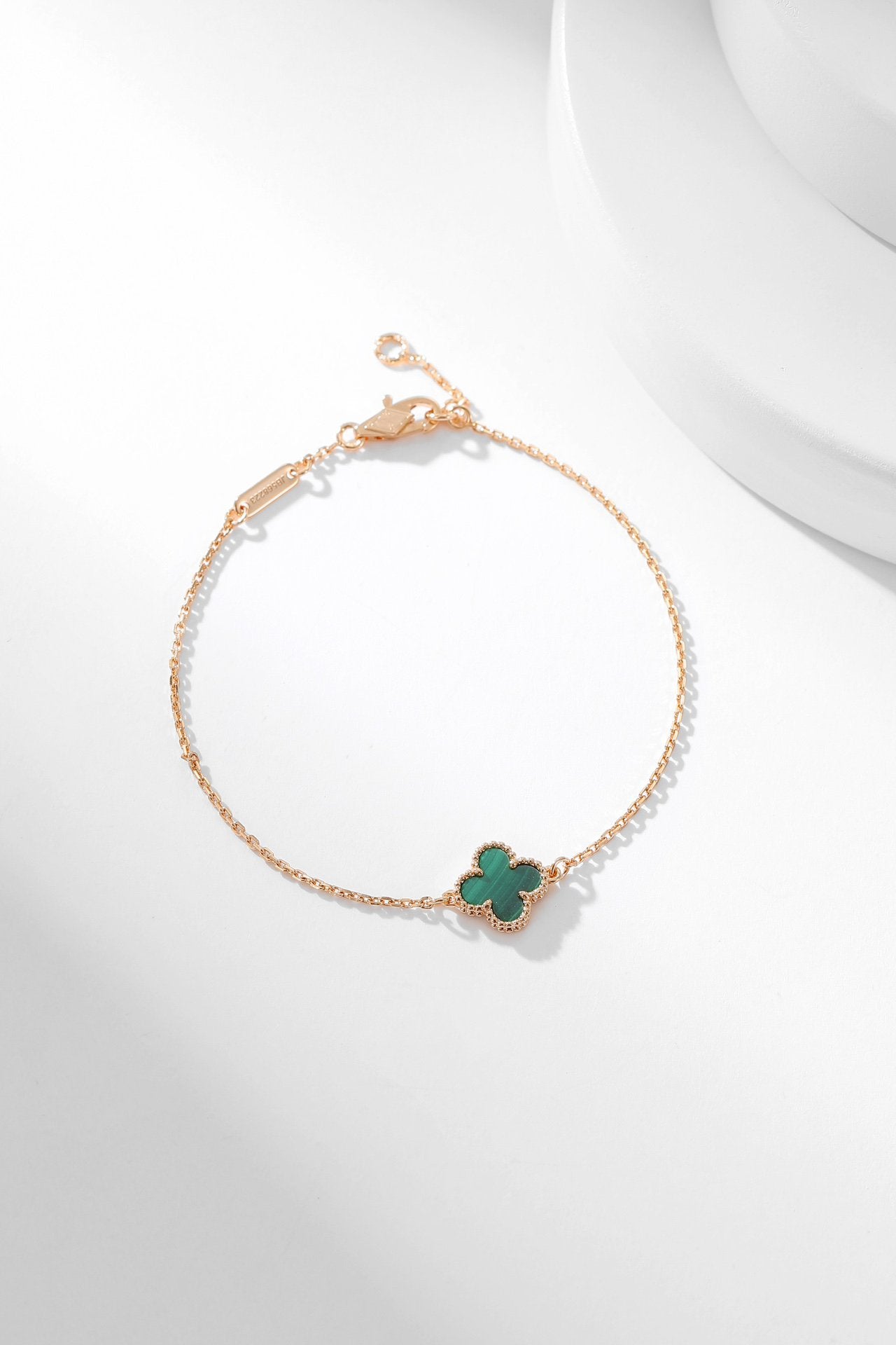 [Lumi Jewels]CLOVER BRACELET MALACHITE 1 MOTIF