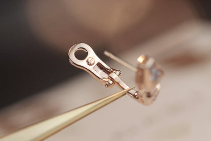 [Lumi Jewels]SERPENT PINK GOLD DIAMOND EARRINGS