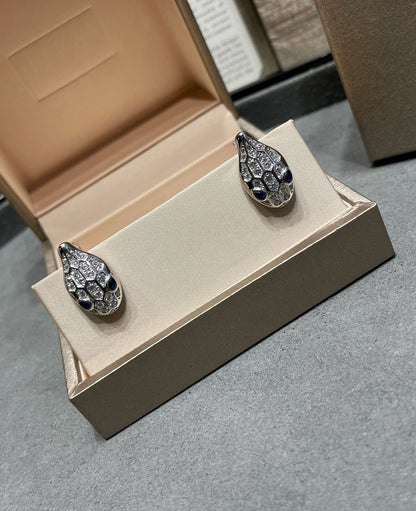 [Lumi Jewels]SERPENT DIAMOND STUD EARRINGS