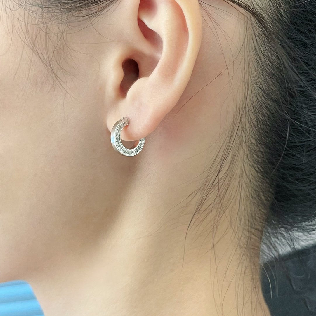 [Lumi Jewelery]LOVE DIAMOND EARRINGS