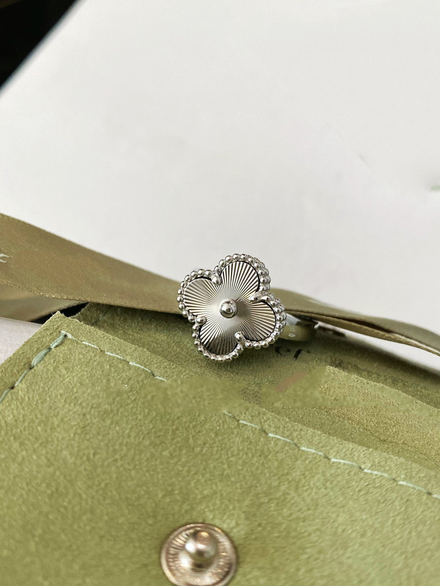 [Lumi Jewels]CLOVER SILVER RING