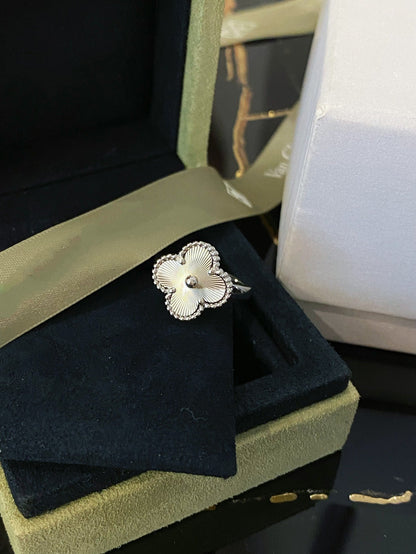 [Lumi Jewels]CLOVER SILVER RING
