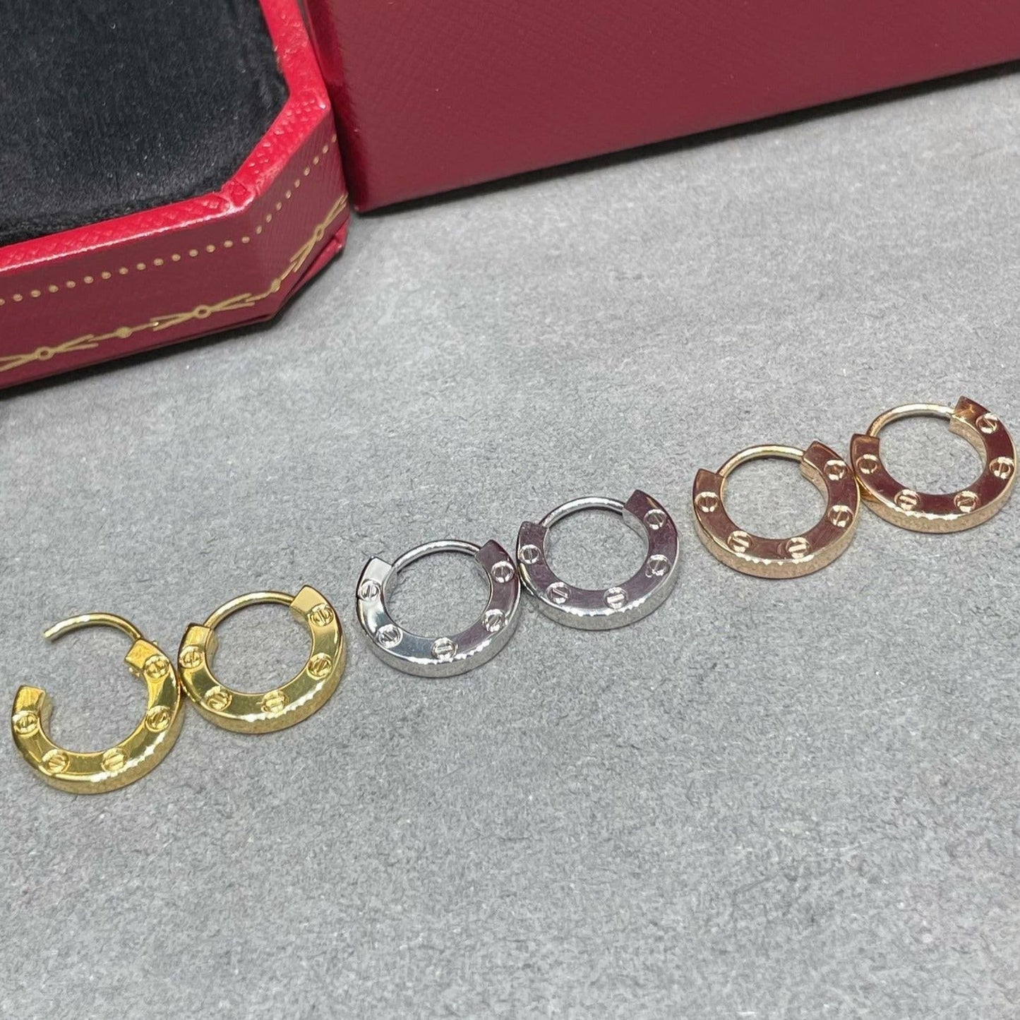 [Lumi Jewelery]LOVE MINI EARRINGS
