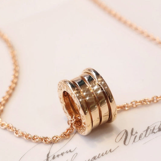 [Lumi Jewels]ZERO 1 PINK GOLD NECKLACE