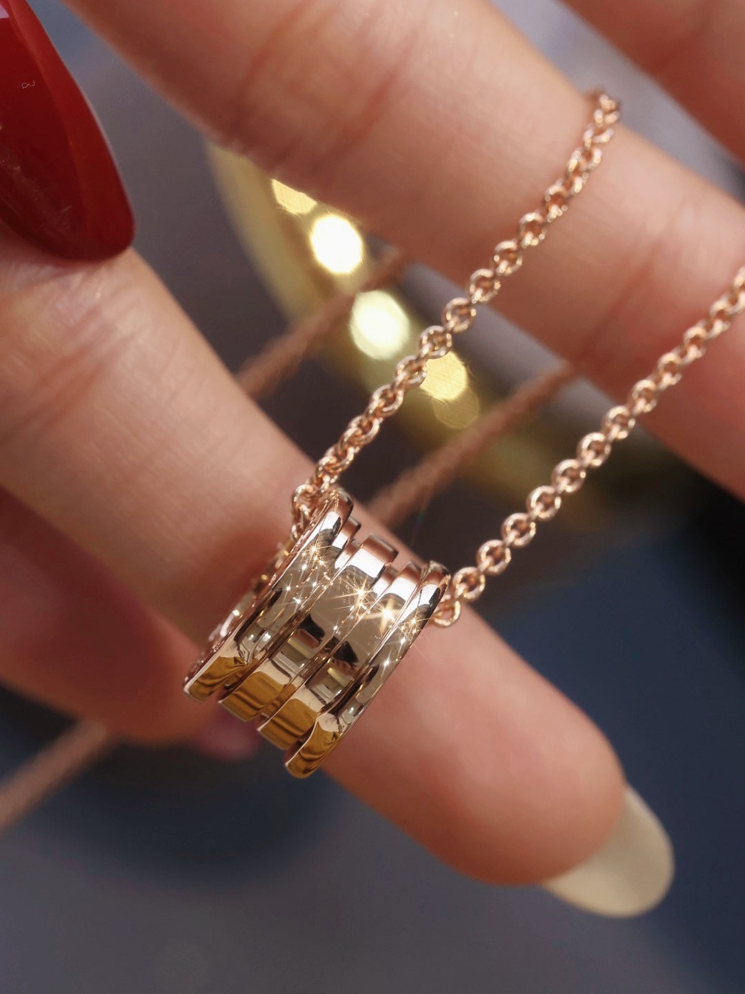 [Lumi Jewels] ZERO 1 COLLIER EN OR ROSE