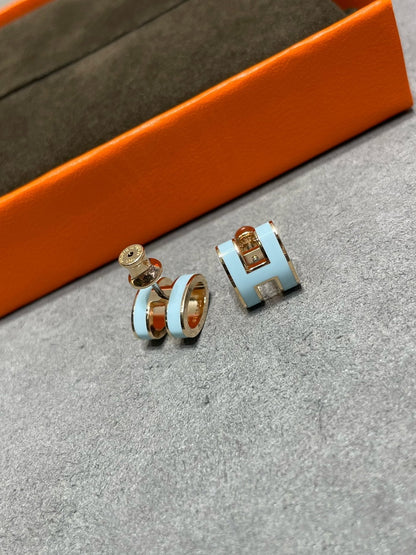 [Lumi Jewels]BOUCLES D'OREILLES PAPILLON BLEU CIEL